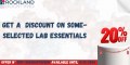 20% OFF some lab essentials