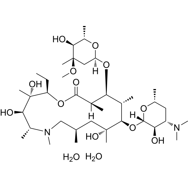 Azithromycin hydrate Chemical Structure