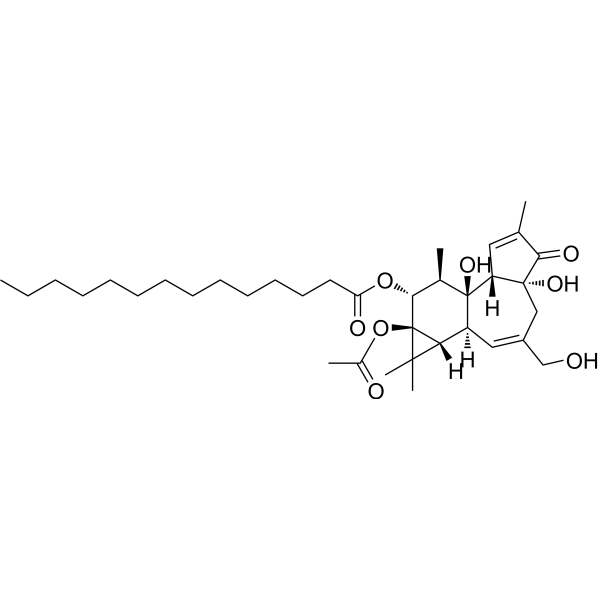 Phorbol 12-myristate 13-acetate Chemical Structure