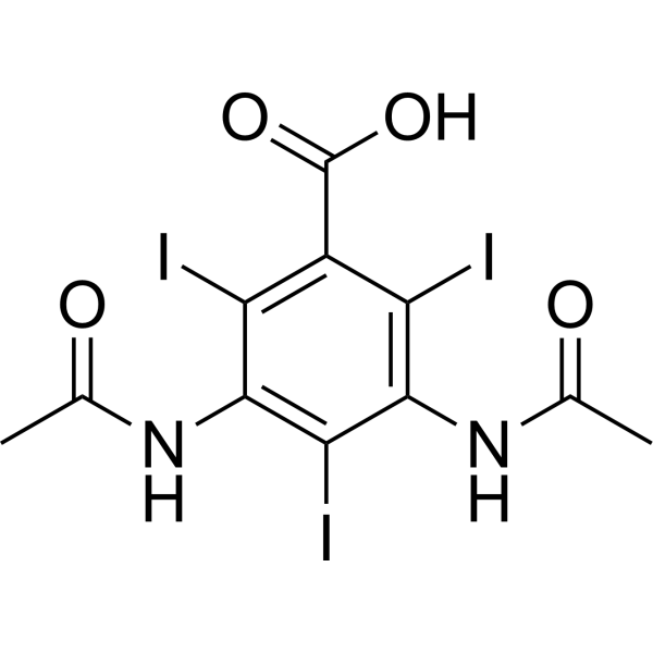 Diatrizoic acid Chemical Structure