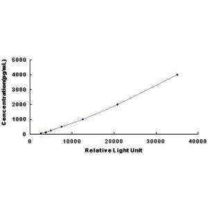 MMP7 ELISA Standard Curve