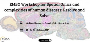 EMBO Workshop for Spatial Omics and complexities of human diseases: Resolve and Solve